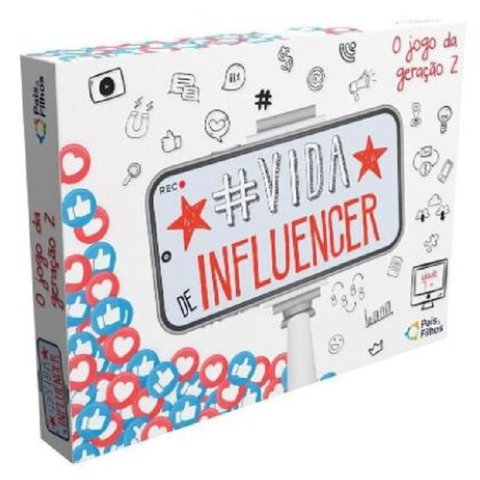 Jogo Vida De Influencer - Jogo De Tabuleiro - Pais E Filhos