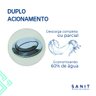 Kit Vaso Sanitário Monobloco Compacta 3/6 litros Marfim - Sanit - 4