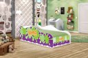 Ver imagem 4 de Cama Montessoriana Solteiro Slime Roxo 100% Mdf para Quarto Infantil