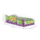 Ver imagem 2 de Cama Montessoriana Solteiro Slime Roxo 100% Mdf para Quarto Infantil