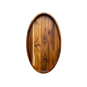 Gamela Orgânica Premium 2 – Madeira de Teca 60x35x4cm