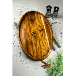Gamela Orgânica Premium 2 – Madeira de Teca 60x35x4cm - 2