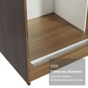 Ver imagem 6 de Guarda-roupa Casal com Pés 3 Portas de Correr com Espelhos Rustic Reno Madesa Rustic