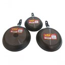 Ver imagem 3 de Kit 3 Frigideiras Antiaderentes 18,20,22 + Kit de Utensílios