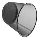 Ver imagem 1 de Lixeira Escritorio Cesto Metal Aramado Grande 12 Litros Telado Casa Quarto Multiuso:preto/u