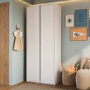Ver imagem 1 de Guarda Roupas 2 Portas Cor Branco Linha Essencial