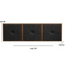 Ver imagem 2 de Painel Cabeceira Box King 1,95 Duda Madeira Preto - Comprar Moveis em Casa