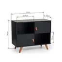 Ver imagem 4 de Buffet Aparador 2 Portas 2 Nichos Play