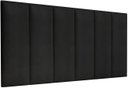 Ver imagem 1 de Cabeceira Painel Imperial Estofada Suspensa Queen Preto 1,60m - Pc Móveis
