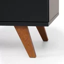 Ver imagem 5 de Buffet Aparador 95cm 4 Portas Play Preto/Garapa