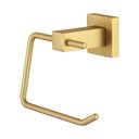 Ver imagem 2 de Porta Papel Higiênico Papeleira Dourado Fosco Quadrado Luxo