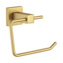 Ver imagem 1 de Porta Papel Higiênico Papeleira Dourado Fosco Quadrado Luxo