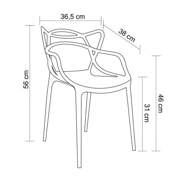 Cadeira Infantil Polipropileno Allegra Rivatti Móveis - 2