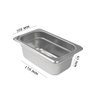 Cuba Gastronômica de Inox GN 1/9 de 65 mm FrigoPro - 2