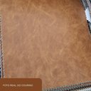 Ver imagem 3 de Sofá com Chaise Cocie 3 Lugares Fixo 230cm Caramelo Corino Estrutura Madeira Sofá Home