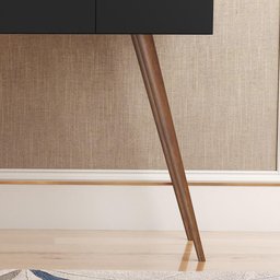 Cantinho do Café/aparador Paris Retro Preto / Freijó - 3 Cantinho do Café/aparador Paris Retro Preto / Freijó - 3