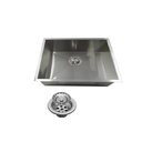 Ver imagem 2 de Cuba 70X40 Com Escorredor Divisoria De Inox Moderna Reta Area Gourmet Lançamento AJL CUBA INOX GOURM