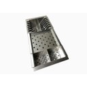Ver imagem 3 de Cuba 70X40 Com Escorredor Divisoria De Inox Moderna Reta Area Gourmet Lançamento AJL CUBA INOX GOURM