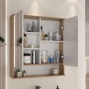 Ver imagem 4 de Conjunto para Banheiro Clarice 60 Cm com Lavatório e Espelheira - Fabribam Gabinetes