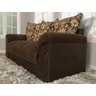Sofá 2 e 3 Lugares Marrom com Floral 603/425 Chile - 4