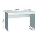 Ver imagem 4 de Escrivaninha Mesa Escritório com Gaveteiro 3 Gavetas B29  Branco