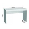 Escrivaninha Mesa Escritório com Gaveteiro 3 Gavetas B29  Branco - 4