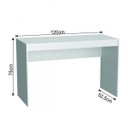 Ver imagem 4 de Escrivaninha Mesa Escritório com Gaveteiro B29 Branco 3 Gavetas