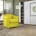 Ver imagem 1 de Poltrona Decorativa Tilla para Sala de Espera em Suede Balaqui Decor