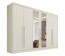 Ver imagem 1 de Guarda Roupa Valência 6 Portas 6 Gavetas Espelhado Mdf - Mademarcs1