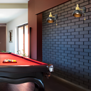 Ver imagem 3 de Arandela Moderna Ipê Cordão Liga e Desliga Preto e Dourado Spotline