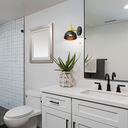 Ver imagem 4 de Arandela Moderna Ipê Cordão Liga e Desliga Preto e Dourado Spotline