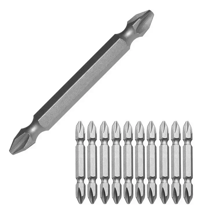 Jogo de Ponteiras Magnéticas Phillips com 10 Peças 04442 Titanium Tamanho: 65mm