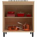 Ver imagem 2 de Balcão para Cooktop 2 Portas 80 Cm Andria 5599 Móveis Sul
