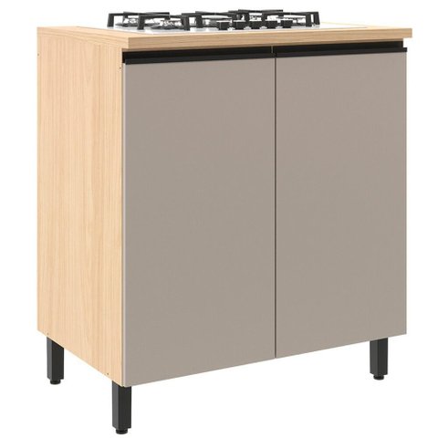 Balcão para Cooktop 2 Portas 80 Cm Andria 5599 Móveis Sul