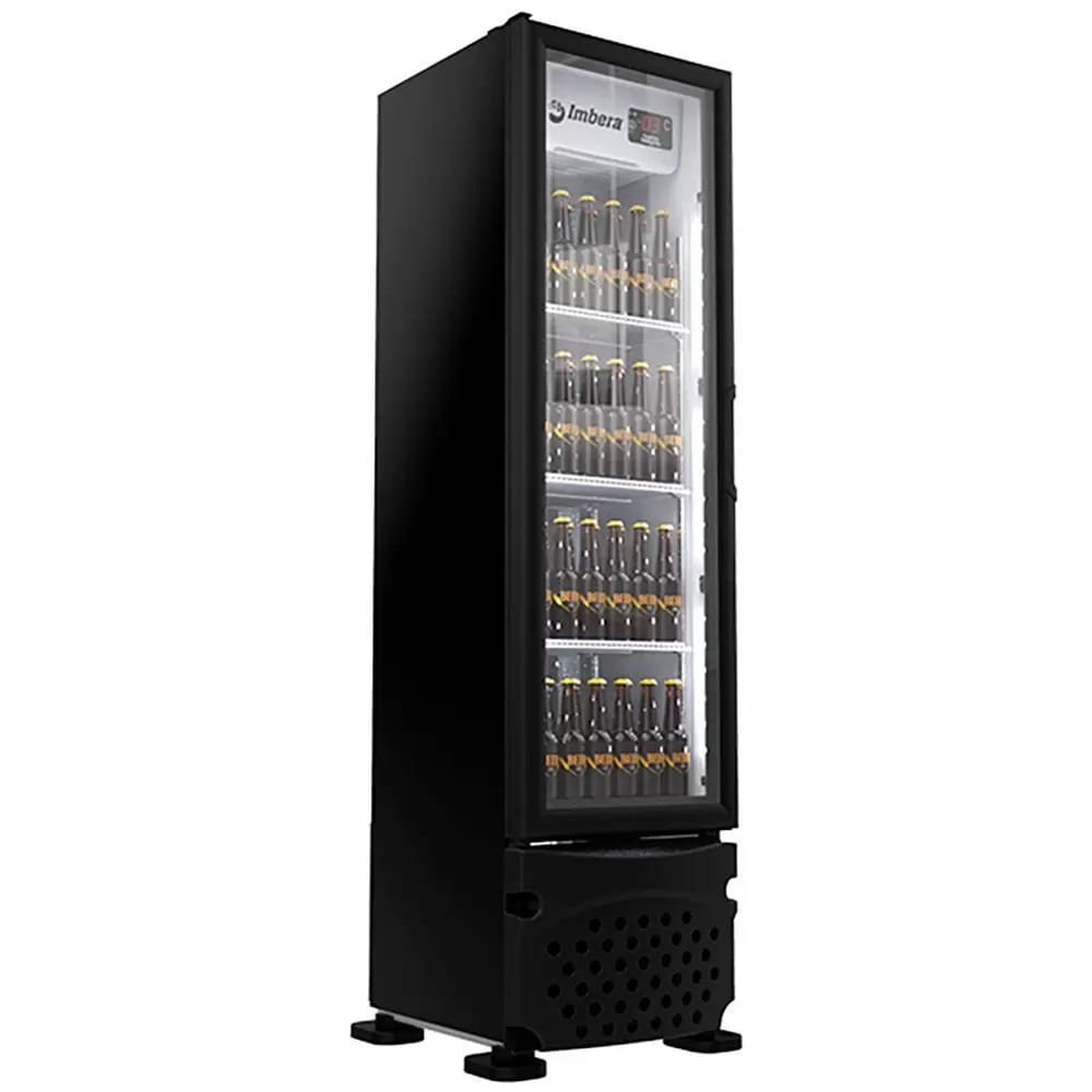 Cervejeira Imbera 229 Litros Porta de Vidro Preta Ccv144 - 127 Volts - 1