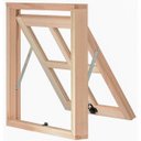 Ver imagem 2 de Janela de Madeira Maxim-ar 60x60cm com Caixilho 9,4cm Ewr Mp61 Rondosul