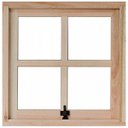 Ver imagem 1 de Janela de Madeira Maxim-ar 60x60cm com Caixilho 9,4cm Ewr Mp61 Rondosul
