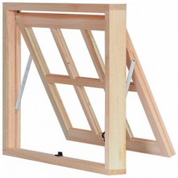 Janela de Madeira Maxim-Ar 50x70cm com Caixilho 9,4cm EWR MP61 Rondosul  - 3