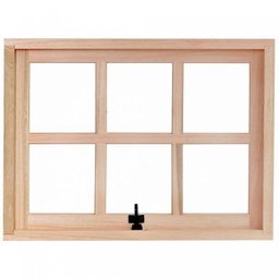 Janela de Madeira Maxim-Ar 50x70cm com Caixilho 9,4cm EWR MP61 Rondosul  - 1