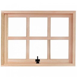 Janela de Madeira Maxim-Ar 60x80cm com Caixilho 9,4cm EWR MP61 Rondosul  - 1