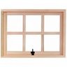 Janela de Madeira Maxim-Ar 60x80cm com Caixilho 9,4cm EWR MP61 Rondosul  - 1