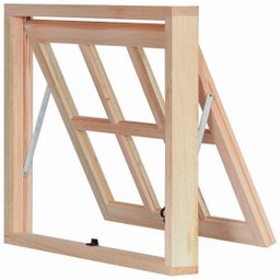 Janela de Madeira Maxim-Ar 60x80cm com Caixilho 9,4cm EWR MP61 Rondosul  - 3