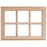 Janela de Madeira Maxim-Ar 60x80cm com Caixilho 9,4cm EWR MP61 Rondosul  - 2