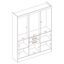 Ver imagem 4 de Guarda Roupa Casal 7 Portas 156 Cm Cancun Branco Armoveis
