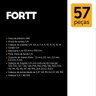 Kit Maleta Jogo de Chave Catraca Completo 57 Peças Fortt Preto - Kjc001-p - 4