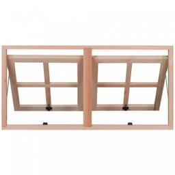 Janela de Madeira Maxim-Ar 60x120cm com Caixilho 9,4cm EWR MP53 Rondosul  - 5