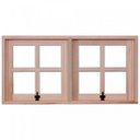 Ver imagem 1 de Janela de Madeira Maxim-ar 60x120cm com Caixilho 9,4cm Ewr Mp53 Rondosul