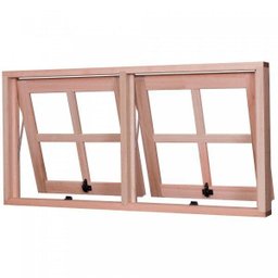 Janela de Madeira Maxim-Ar 60x120cm com Caixilho 9,4cm EWR MP53 Rondosul  - 3