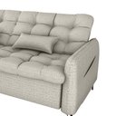 Ver mais imagens de Sofa Cama 2 Lugares 200cm Pillar Linho Vancouver E483 Milani Store Bege