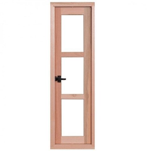 Janela de Madeira Maxim-ar 120x40cm Pivotante Caixilho 9,4cm Ewk Jp63 Rondosul